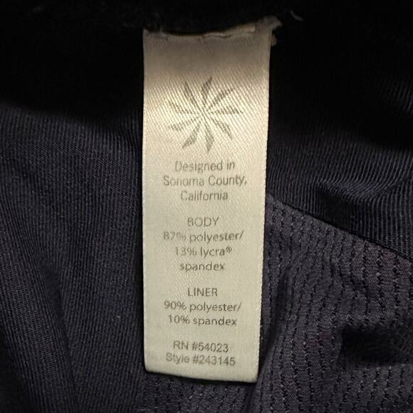 Athleta Reflective Stride Leggings Navy Blue Women's Size Small Athletic Running - Picture 5 of 10